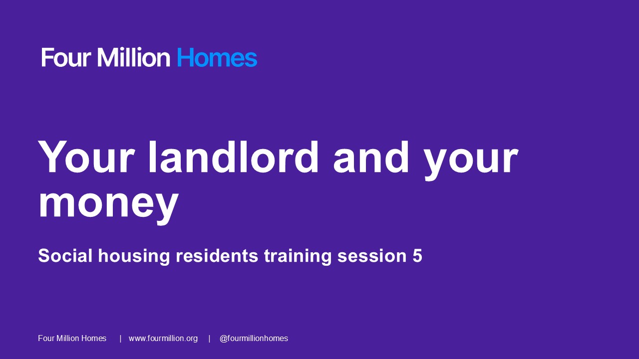 Your landlord and your money